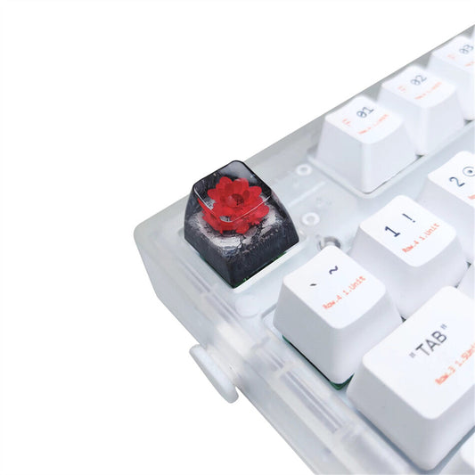 Flower Series Resin Artisan Keycap 1U