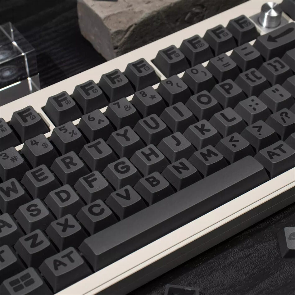 Grey Animals Party Big Font Cherry PBT Keycaps
