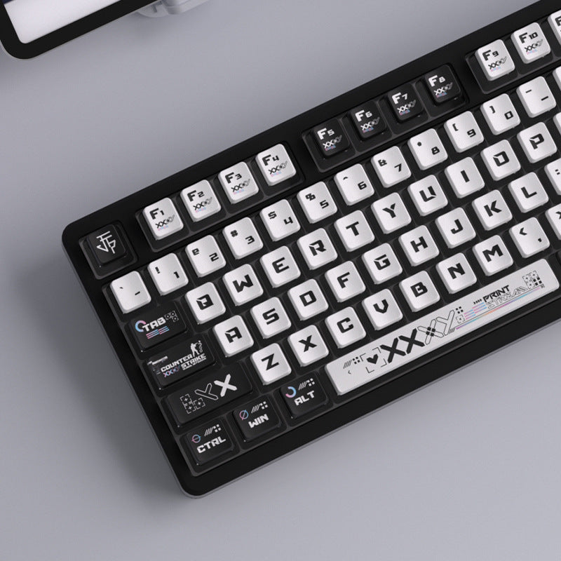 Counter Strike Print Stream PBT-PC OEM Bottom Backlit Pudding Keycap