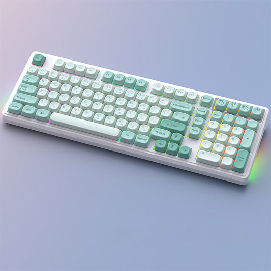 Snow Japanese Moa Profile PBT Keycaps