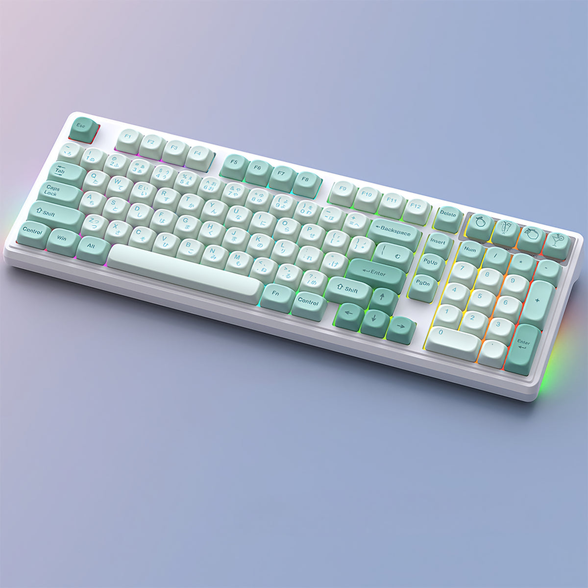 Snow Japanese Moa Profile PBT Keycaps