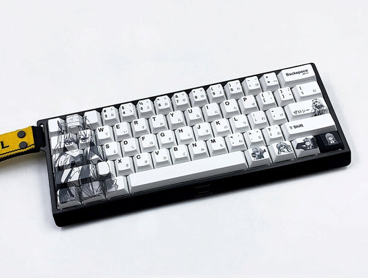 Zero Two Darling Cherry PBT Japanese High Quality Keycaps