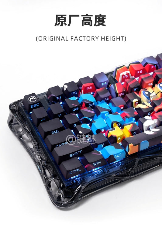 Super Mario Side Backlit Cherry PBT Keycaps