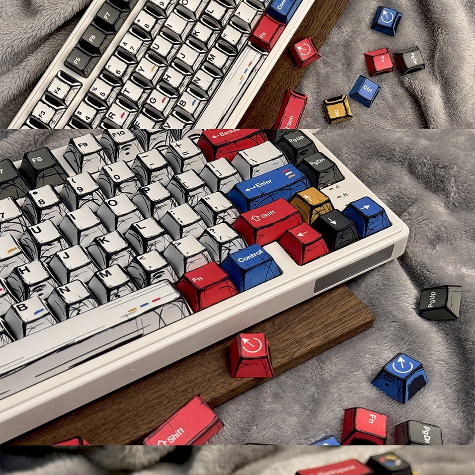 COMIC Manga V2 Cherry PBT Keycaps