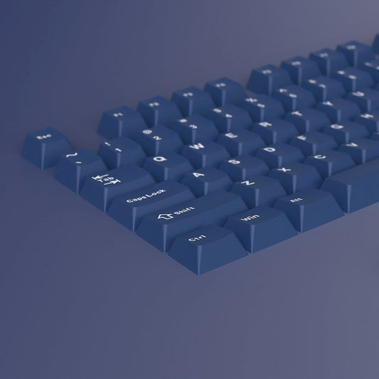 Blue White Cherry Doubleshot PBT Keycaps