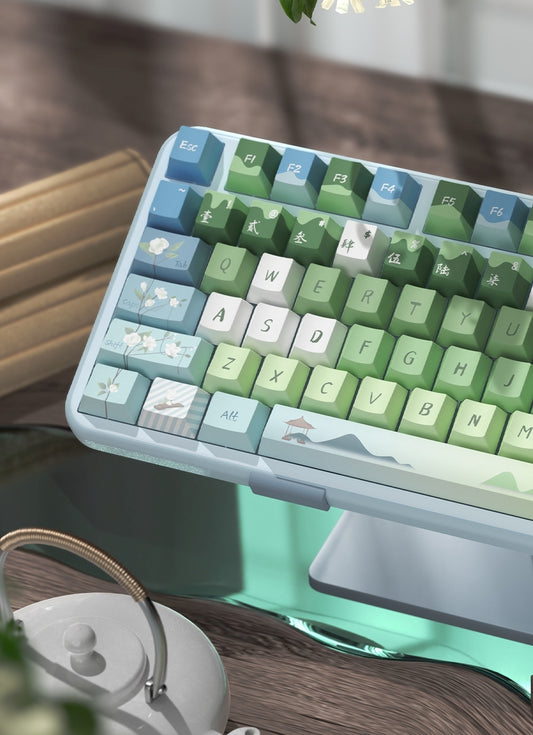 Landscape Painting Premium Cherry PBT Extended Keycaps