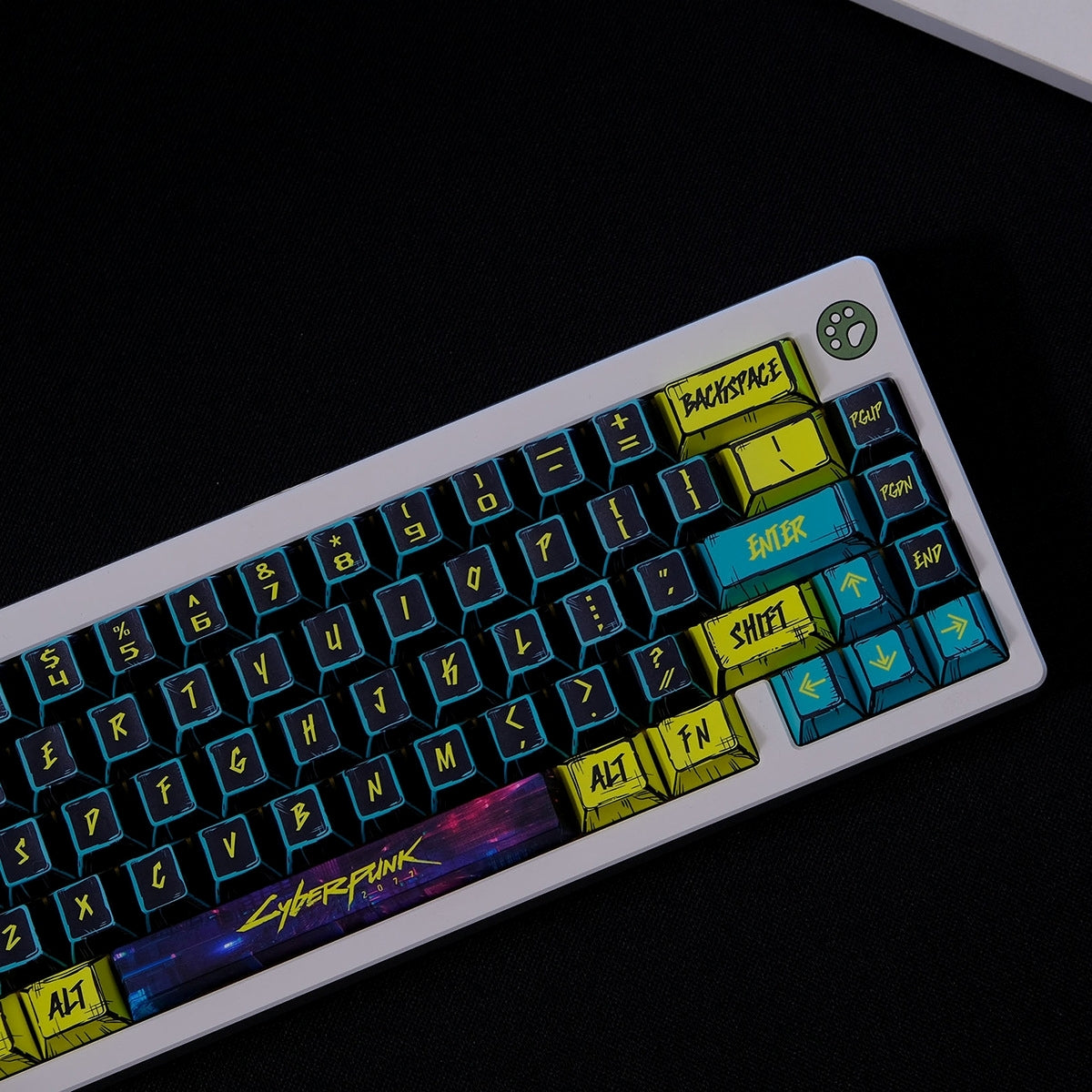 Cyberpunk Comic Style Cherry PBT Keycaps