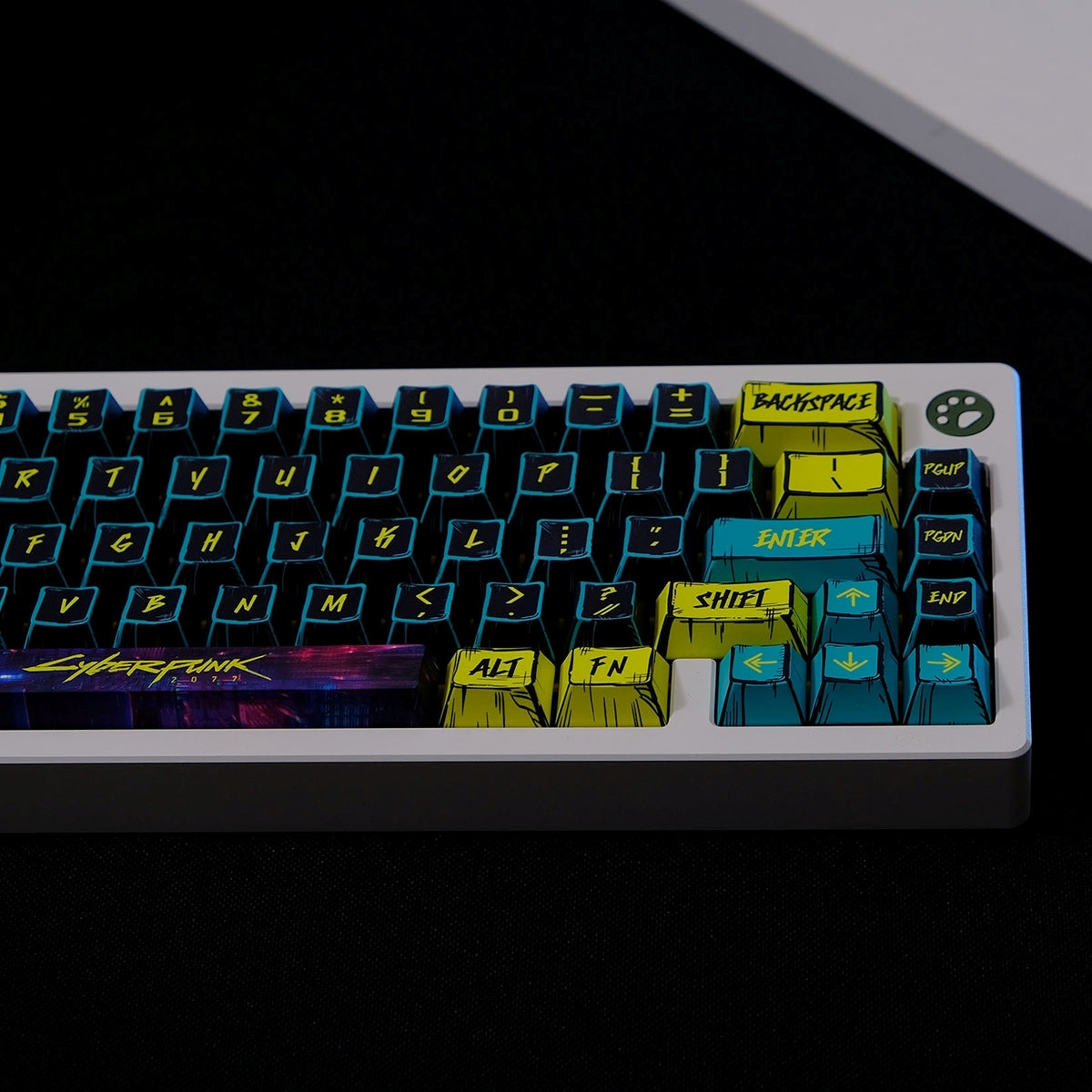 Cyberpunk Comic Style Cherry PBT Keycaps