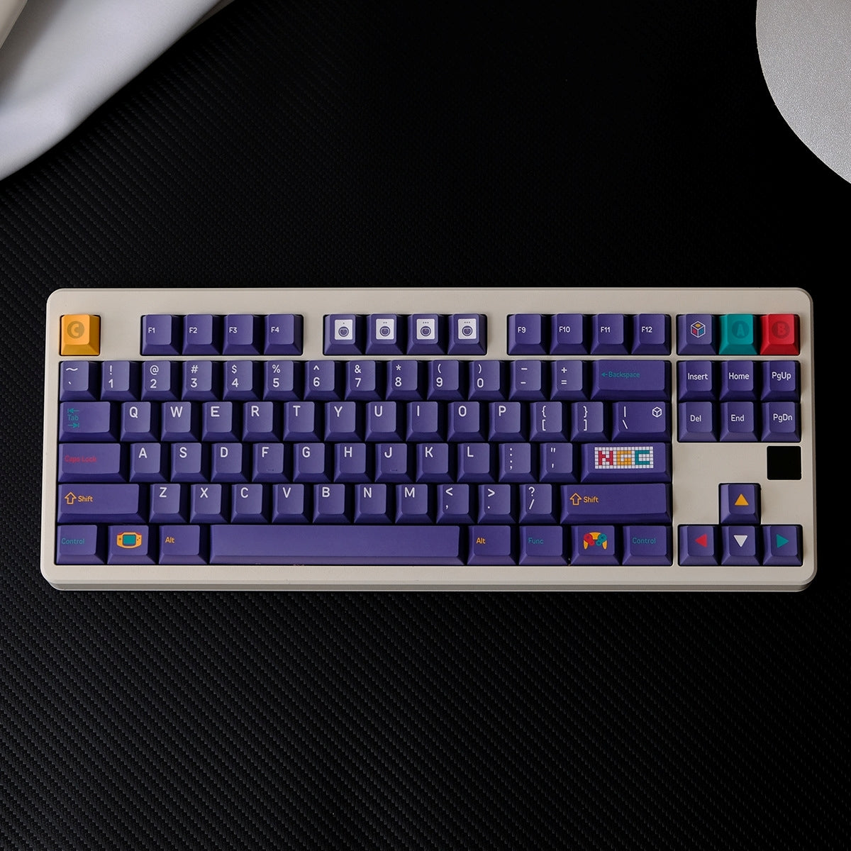 Nintendo Gamecube Theme Cherry PBT Keycaps