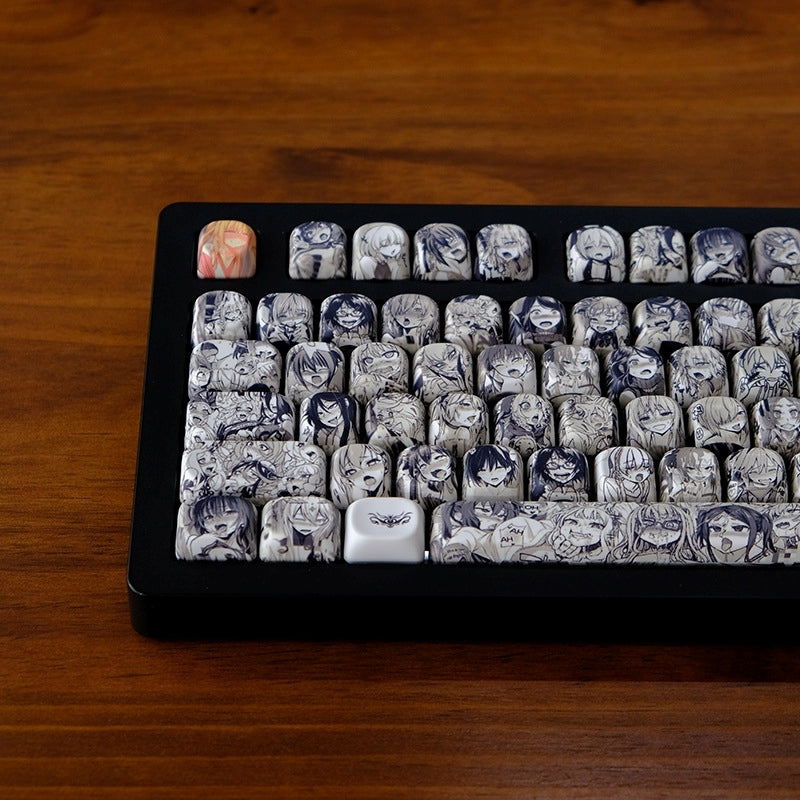 Manga Glitch MOA PBT Keycaps