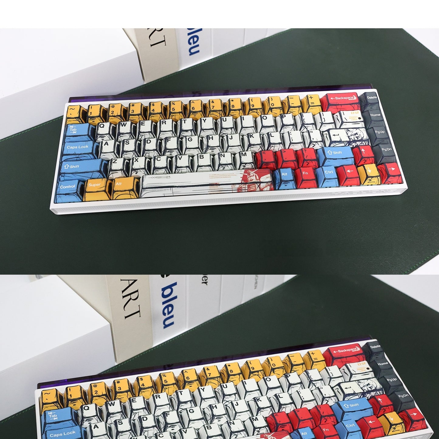 Comic Manga Gundam Cherry PBT Keycaps