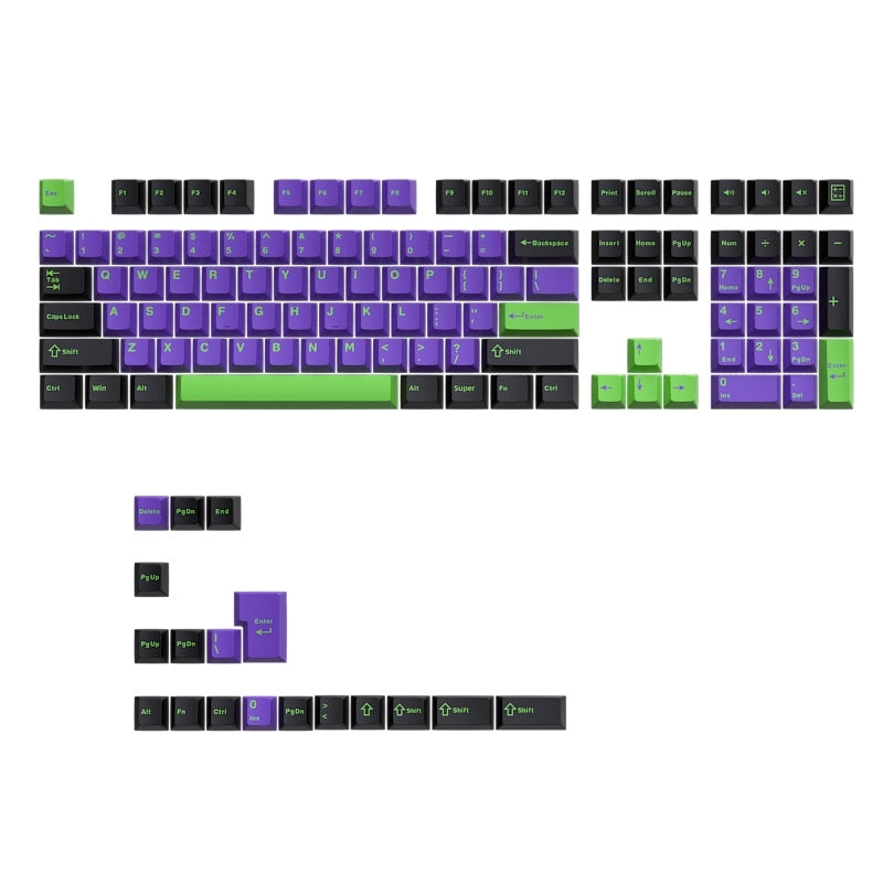 EVA Mecha 01 V1 Cherry Doubleshot PBT Keycaps