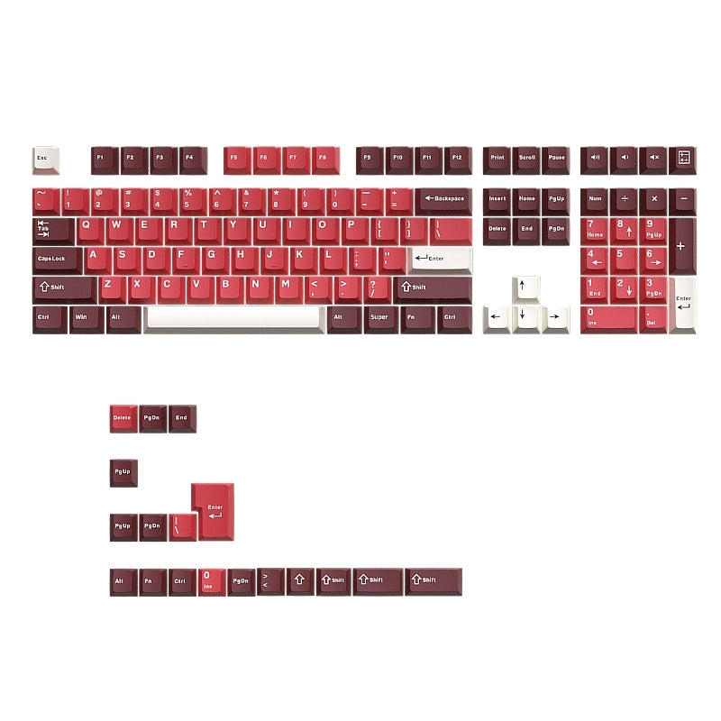 Ham Cherry Doubleshot PBT Keycaps