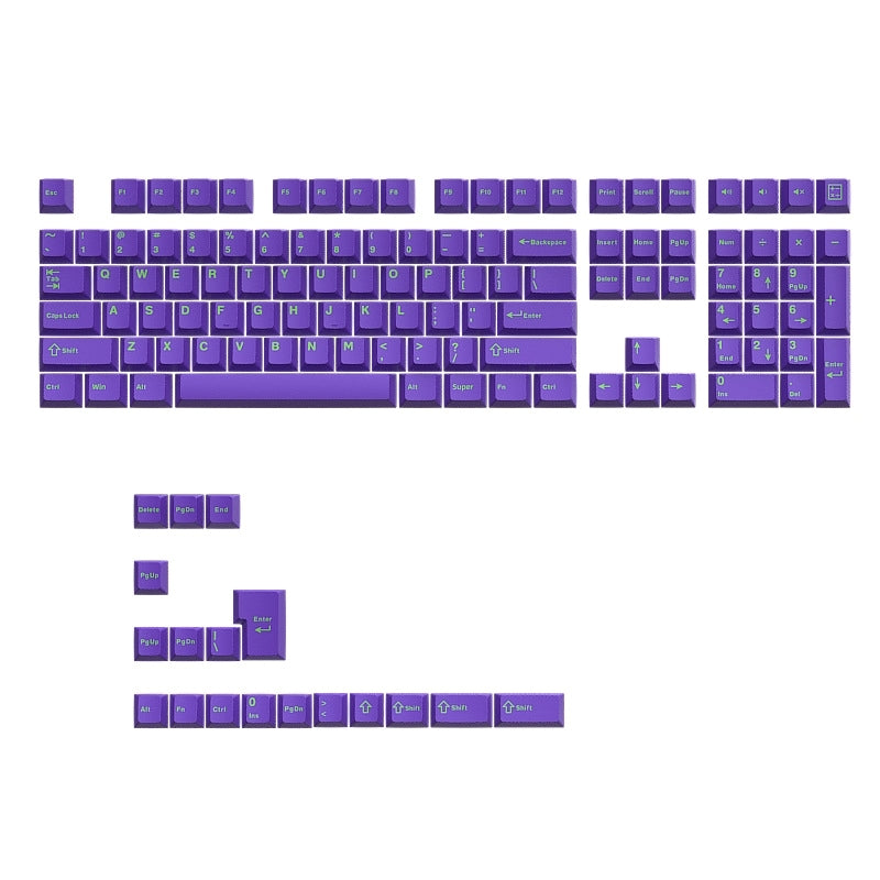 Eva Mecha 01 Purple Cherry Doubleshot PBT Keycap
