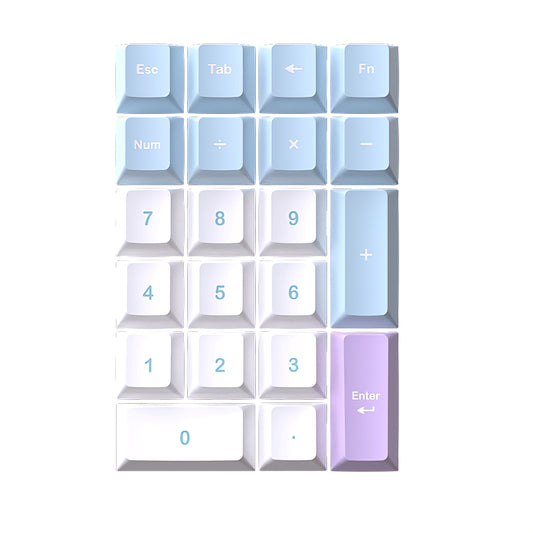 21 Keys Numpad Thick PBT Cherry PBT Keycaps