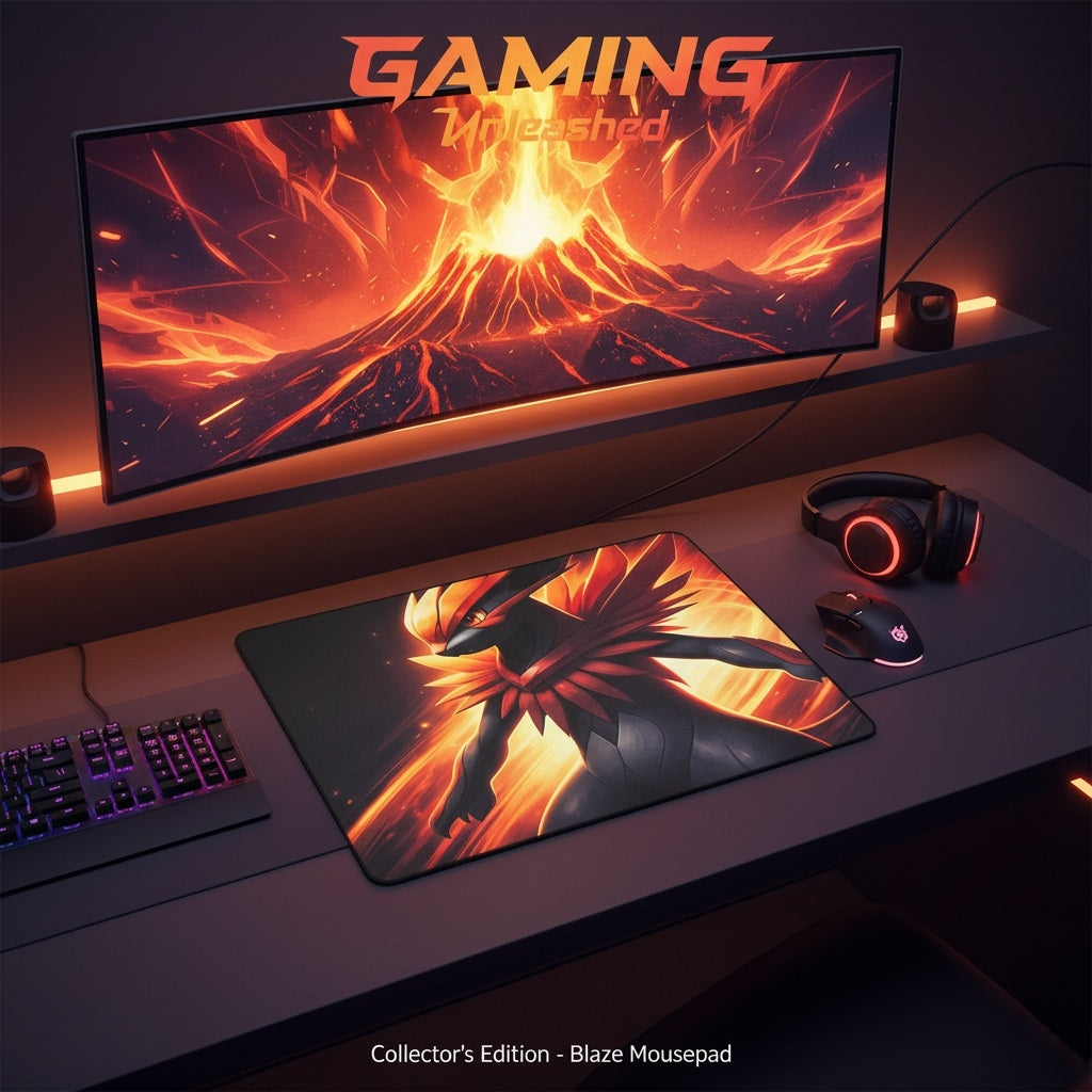 Blaze Control Gaming Mousepad 44cm*40cm*4mm