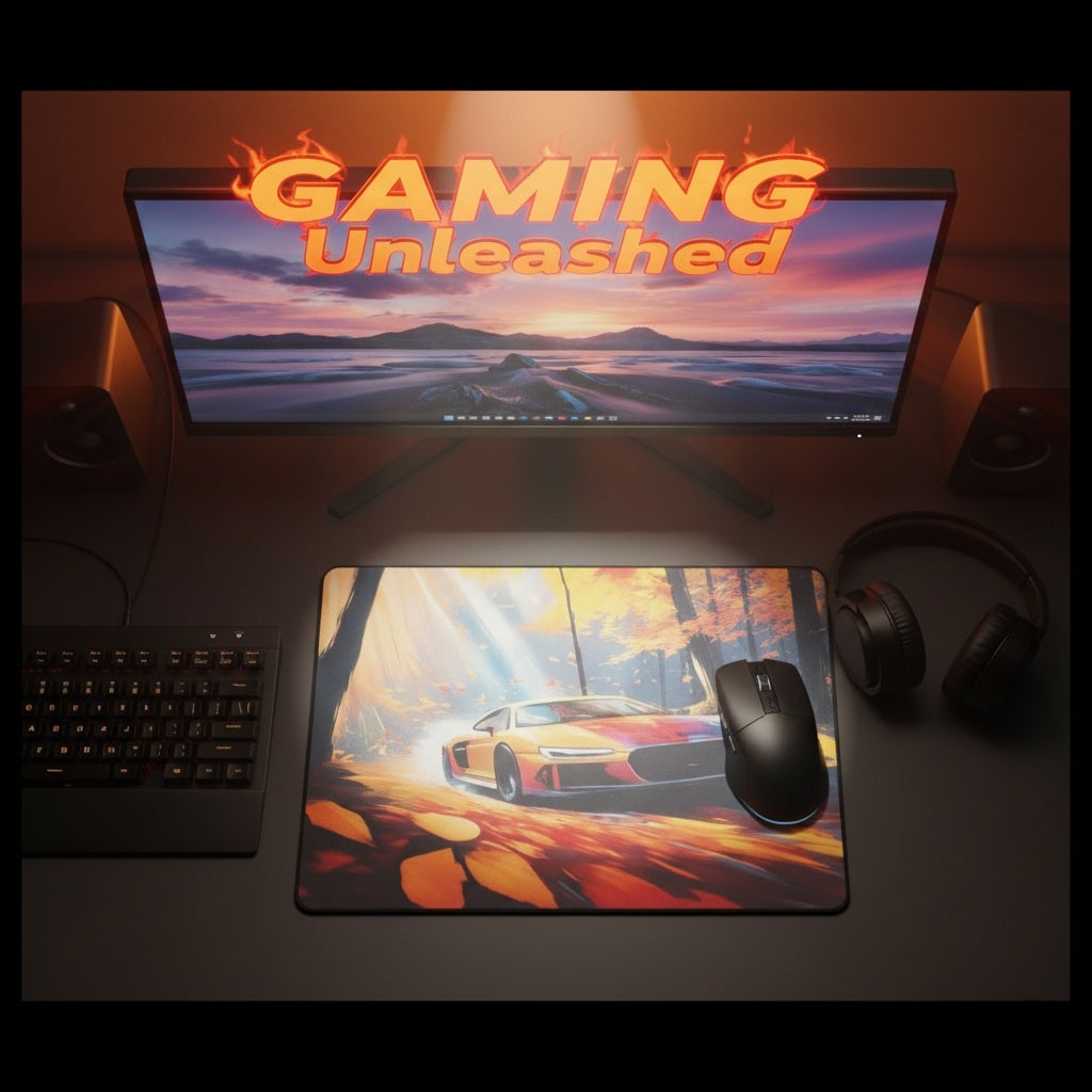 Autumn Drive Control Gaming Mousepad 44cm*40cm*4mm
