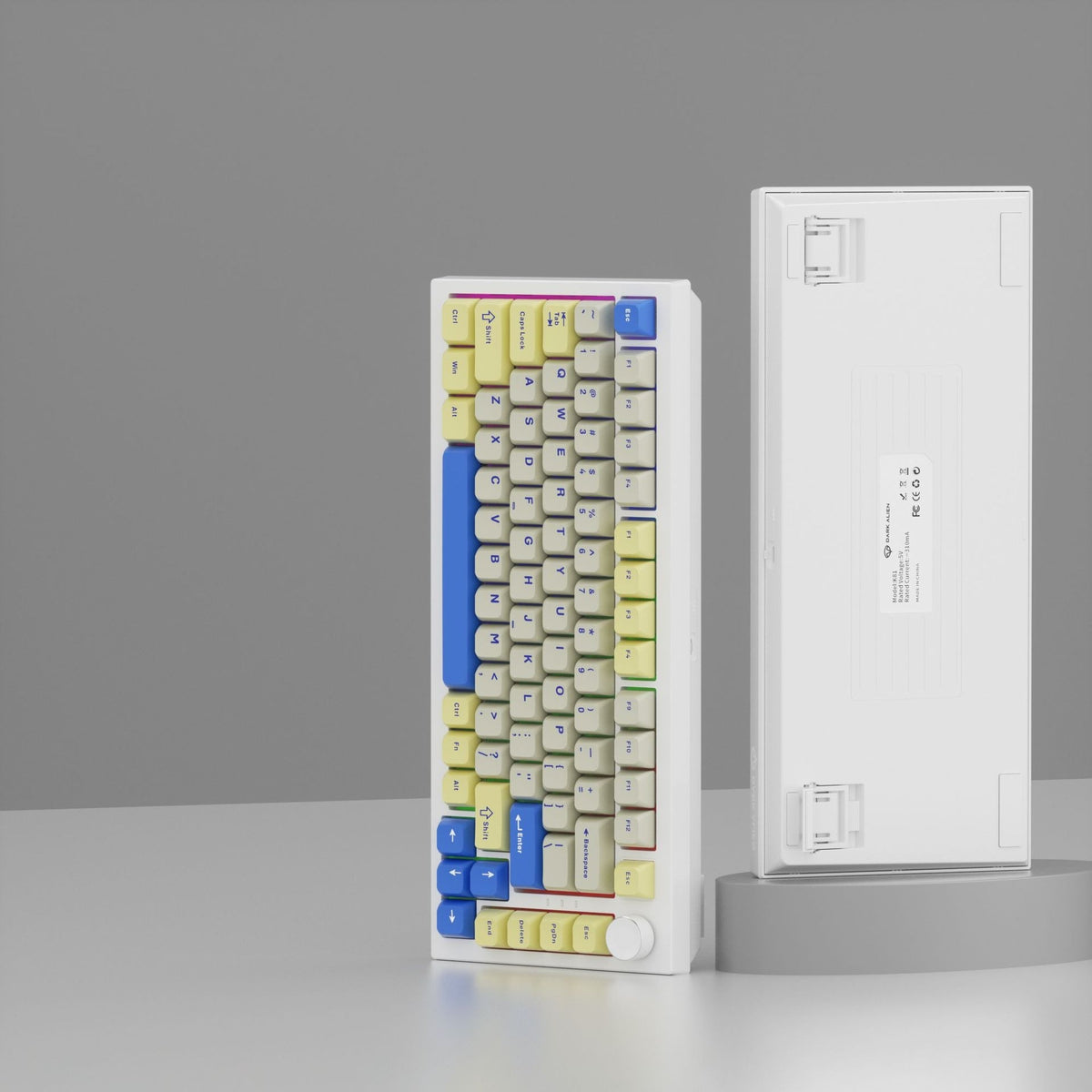 Naval Brass Cherry Doubleshot PBT Keycaps