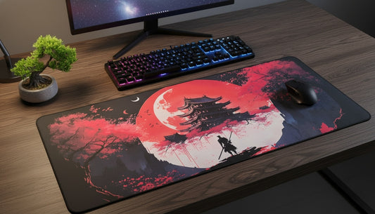 Samurai Red Night Premium Control Surface XXL Deskmat