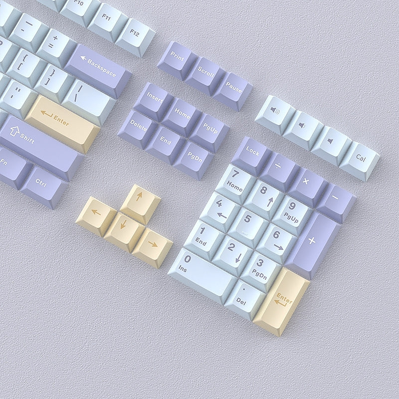 Pastel Dream Taro Milk Cherry Doubleshot PBT Keycaps