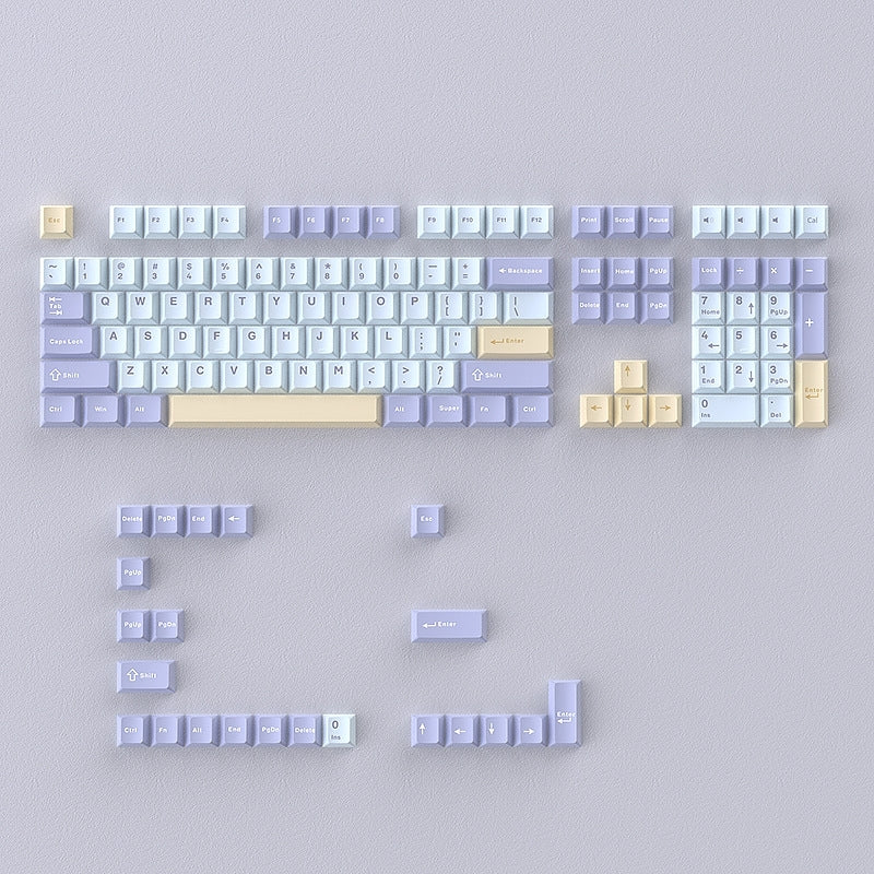 Pastel Dream Taro Milk Cherry Doubleshot PBT Keycaps
