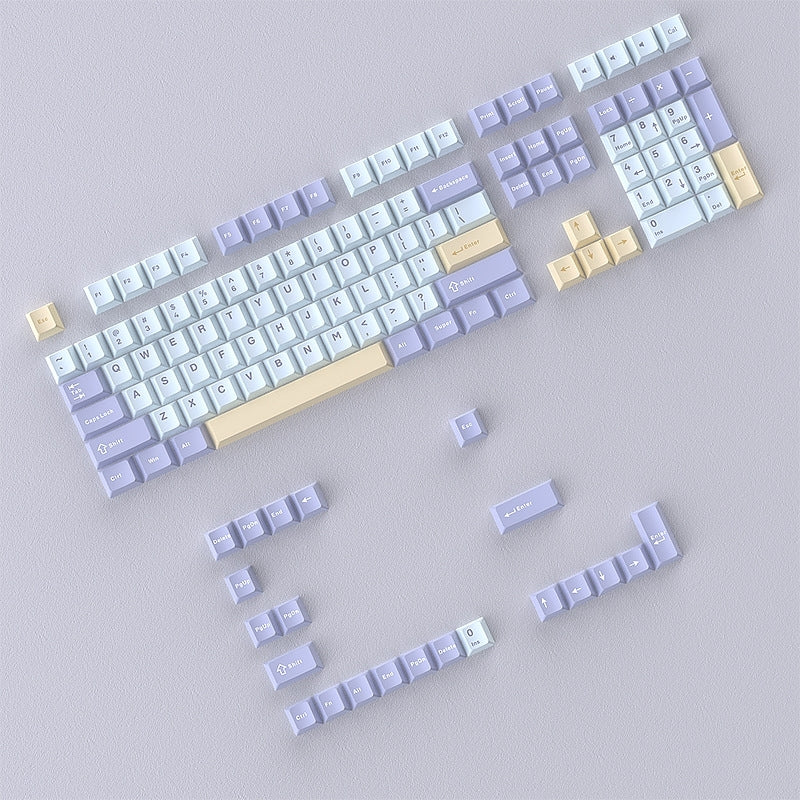Pastel Dream Taro Milk Cherry Doubleshot PBT Keycaps