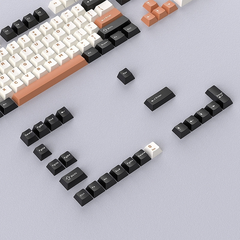 Terracotta Sunset Cherry Doubleshot PBT Keycaps
