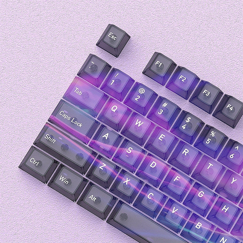 Galactic Intestellar Matte Translucent Cherry Keycaps