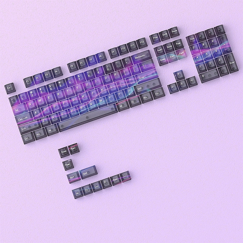 Galactic Intestellar Matte Translucent Cherry Keycaps