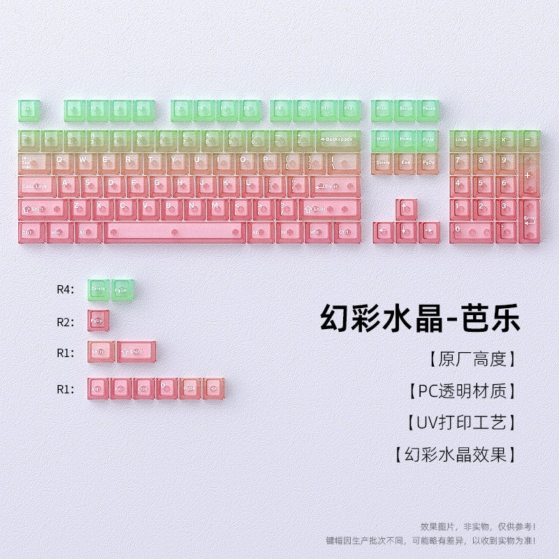 Tropical Dream Matte Translucent Cherry Keycaps