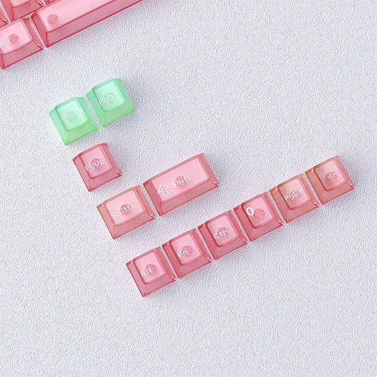 Tropical Dream Matte Translucent Cherry Keycaps