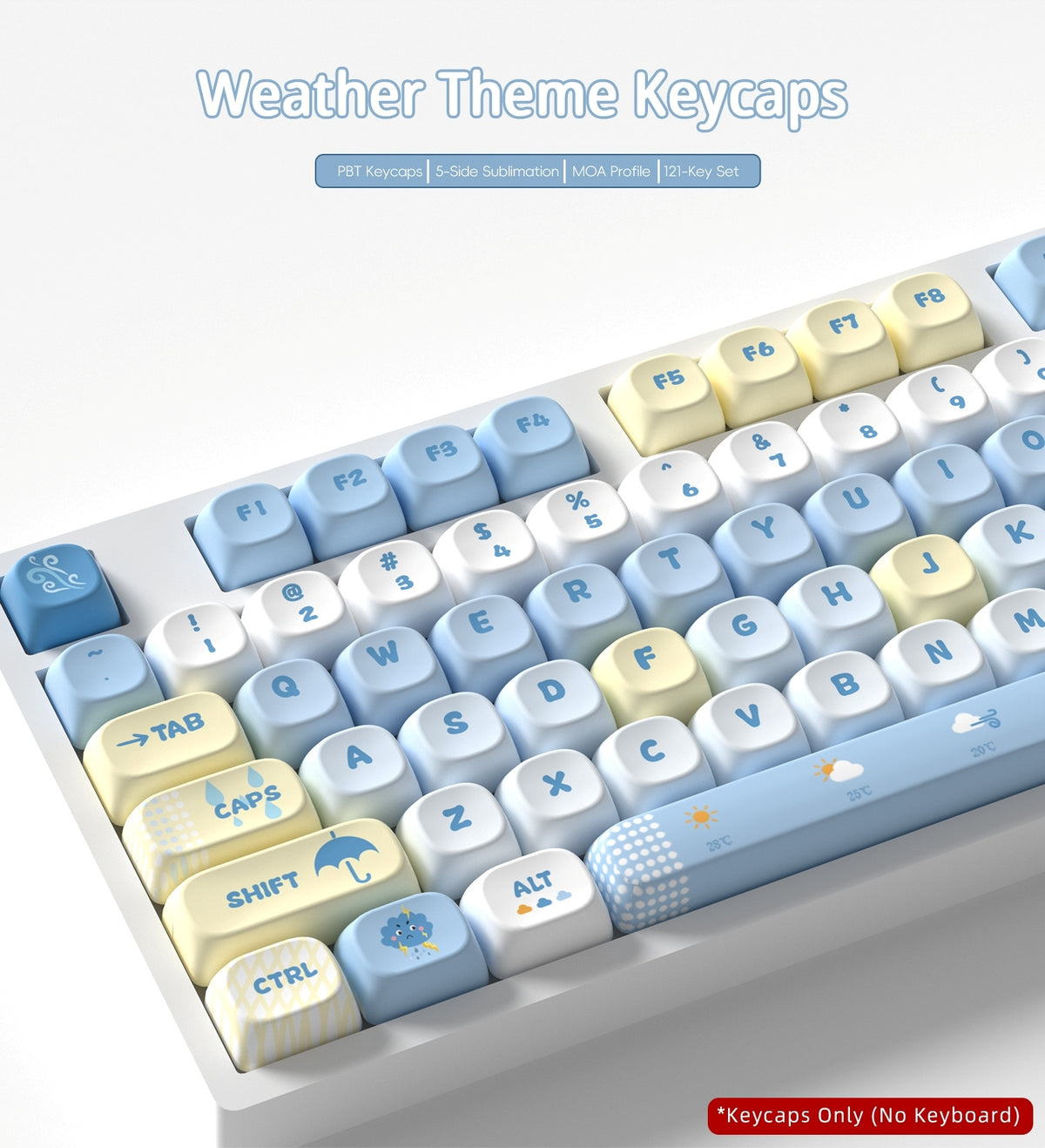 Weather Forcast MOA PBT Keycaps