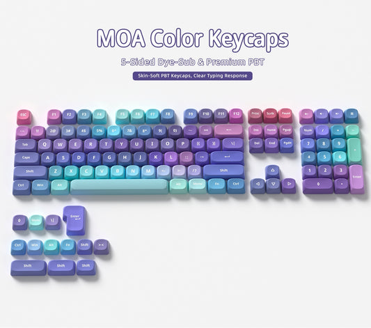 Aurora MOA PBT Keycaps