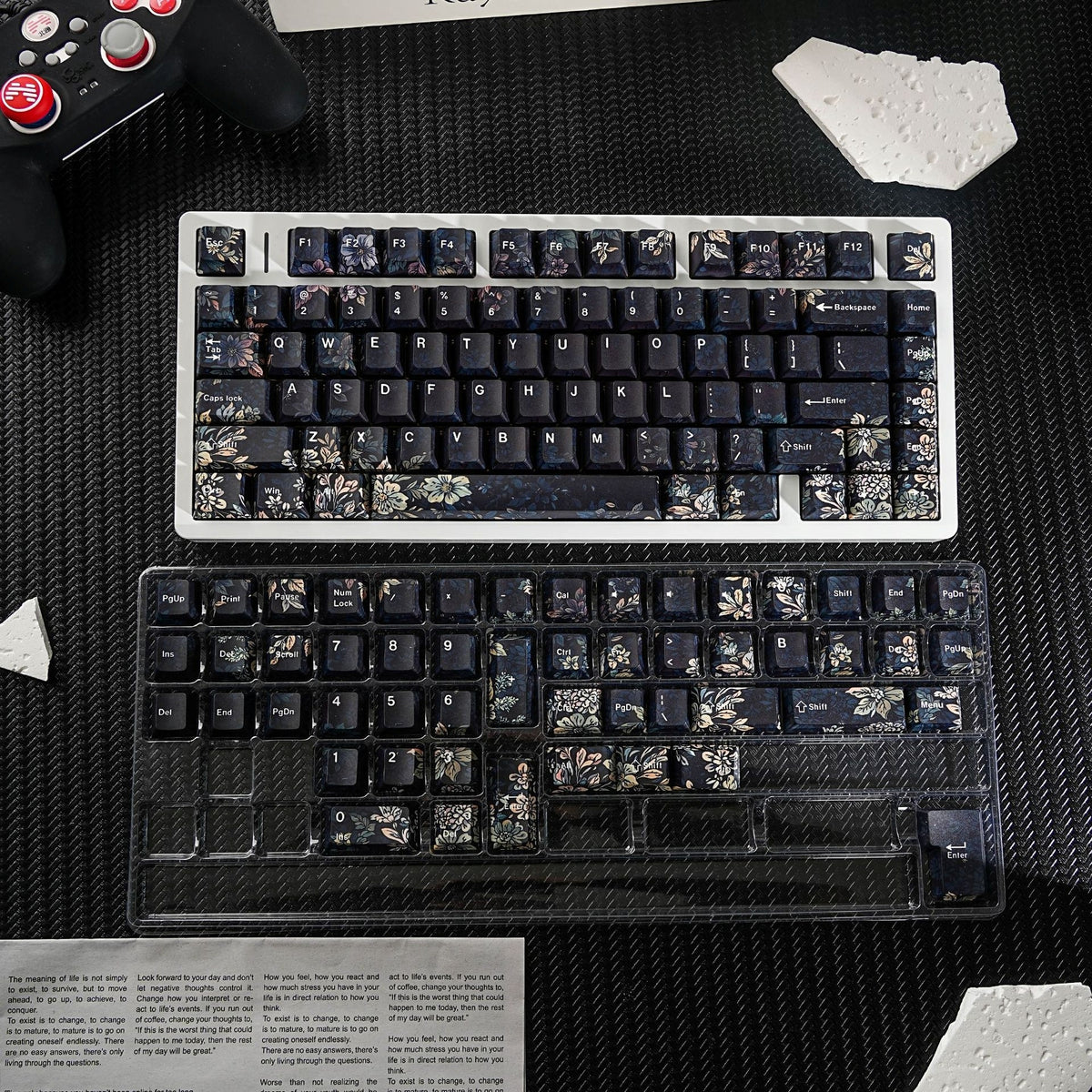 Faint Fragrance Cherry Dual Legends Backlit Keycaps