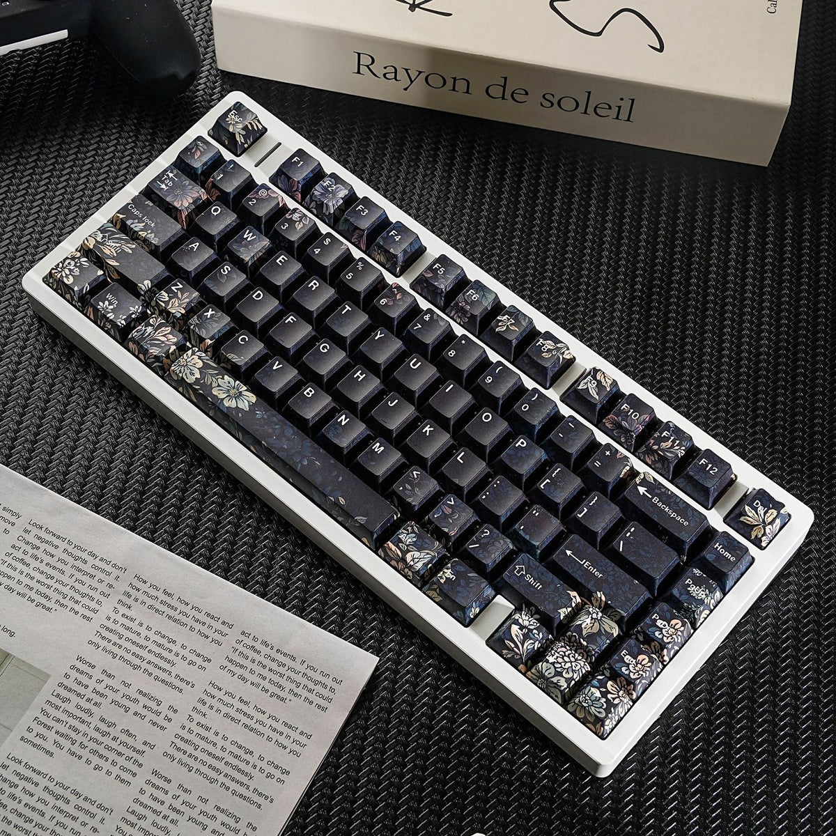 Faint Fragrance Cherry Dual Legends Backlit Keycaps