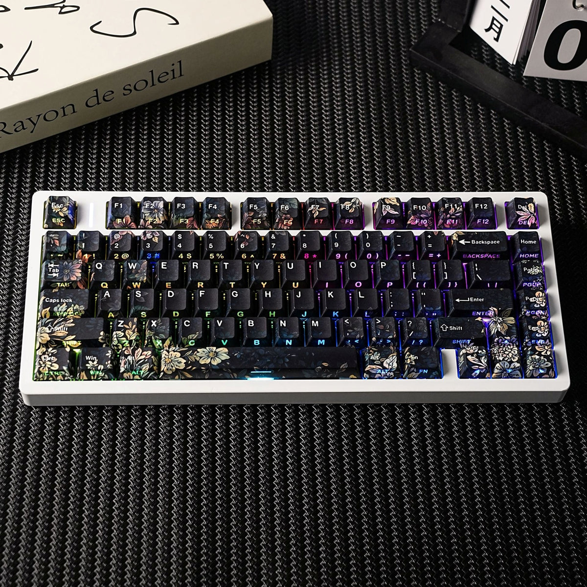 Faint Fragrance Cherry Dual Legends Backlit Keycaps