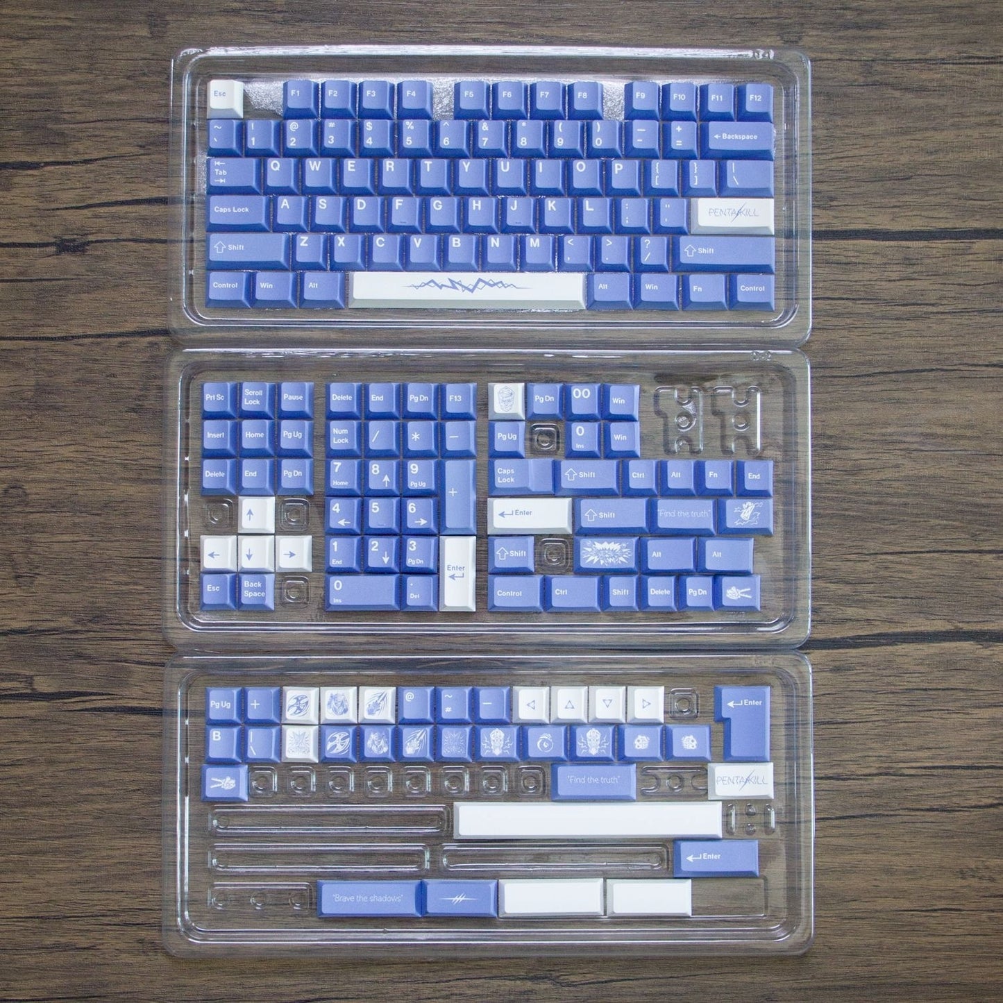 League Of Legends ZED Cherry PBT Keycaps