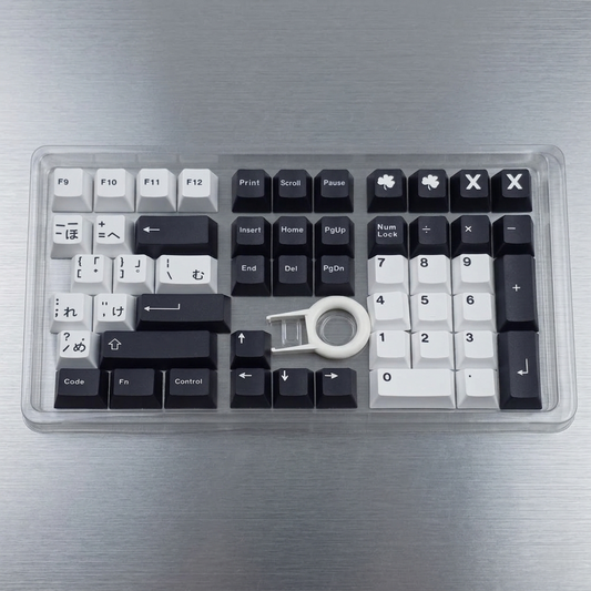 Tokyo Monochrome Japanese Cherry PBT Keycaps