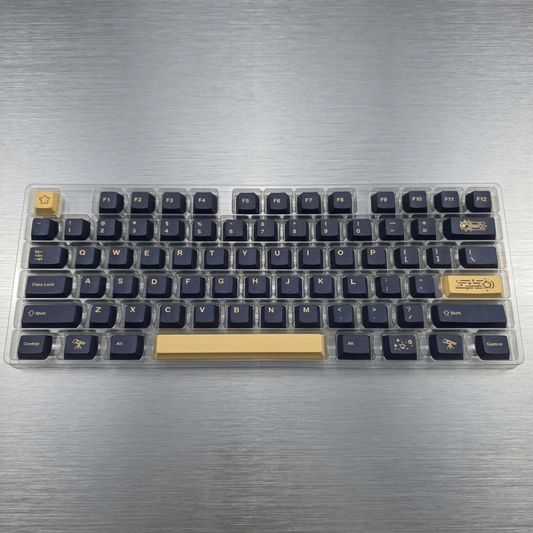 Stargazer Navy Blue Cherry PBT Keycaps
