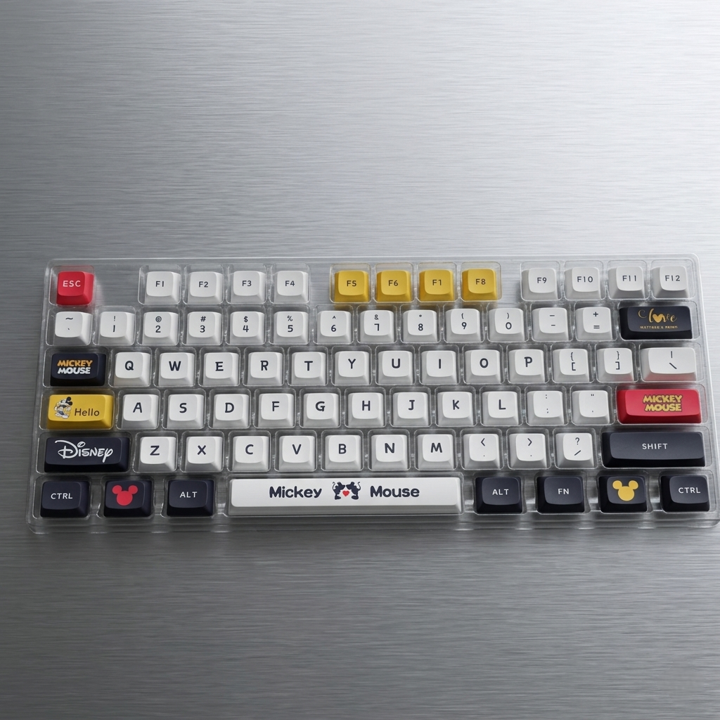 Mickey Mouse XDA PBT Keycaps