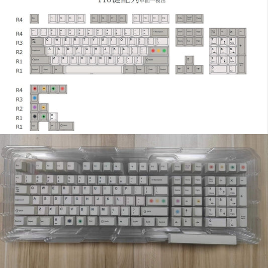 Retro Traffic Lights Cherry PBT Keycaps