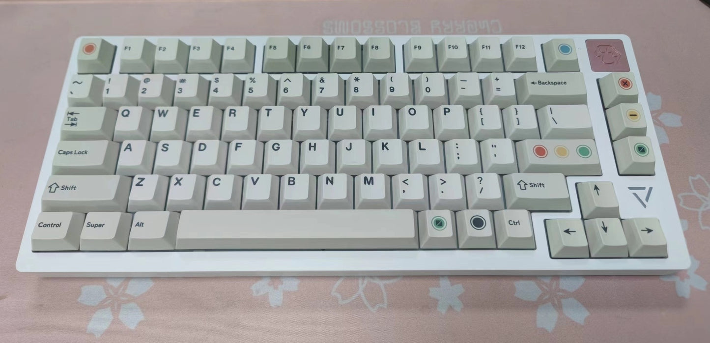 Retro Traffic Lights Cherry PBT Keycaps