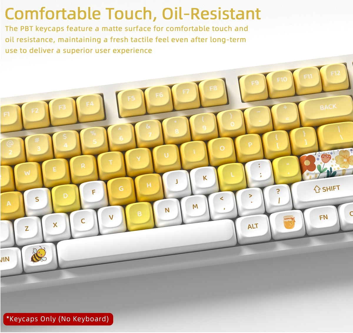 Little Honey MOA PBT Keycaps