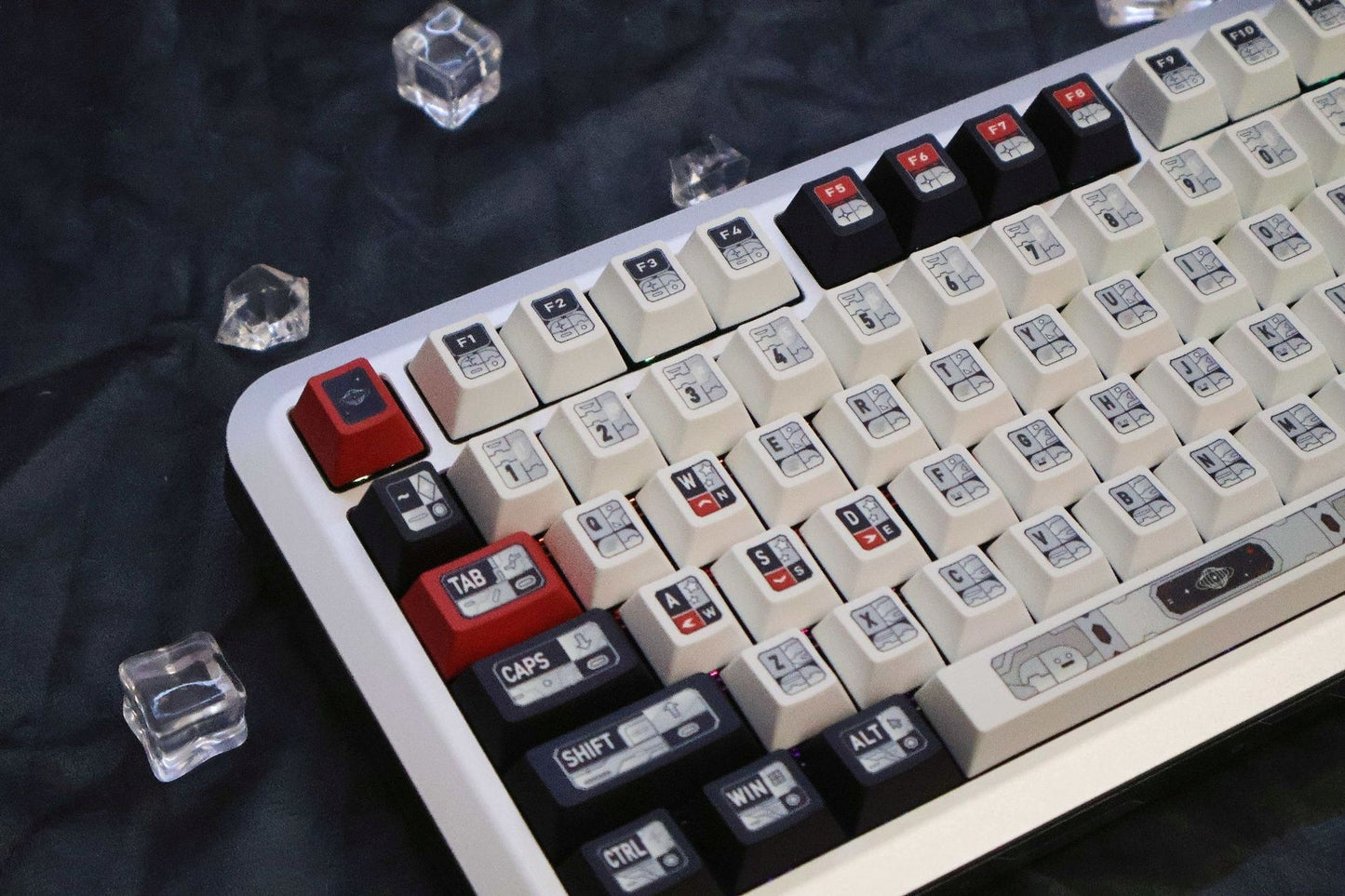 Deep Space Interstellar Cherry PBT Keycaps
