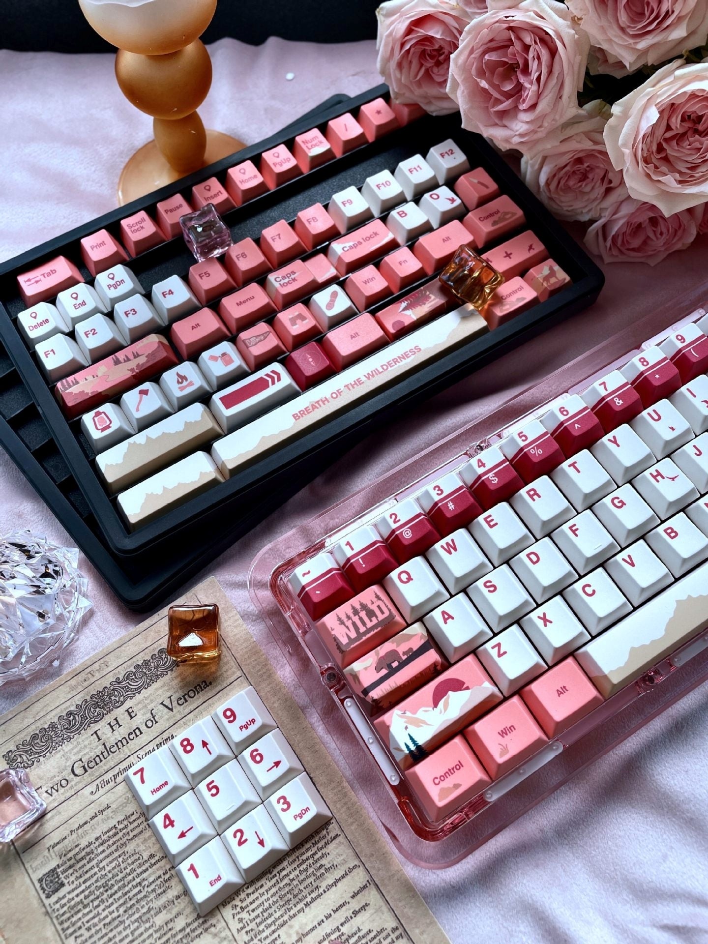 Twilight Wilderness Cherry PBT Keycaps