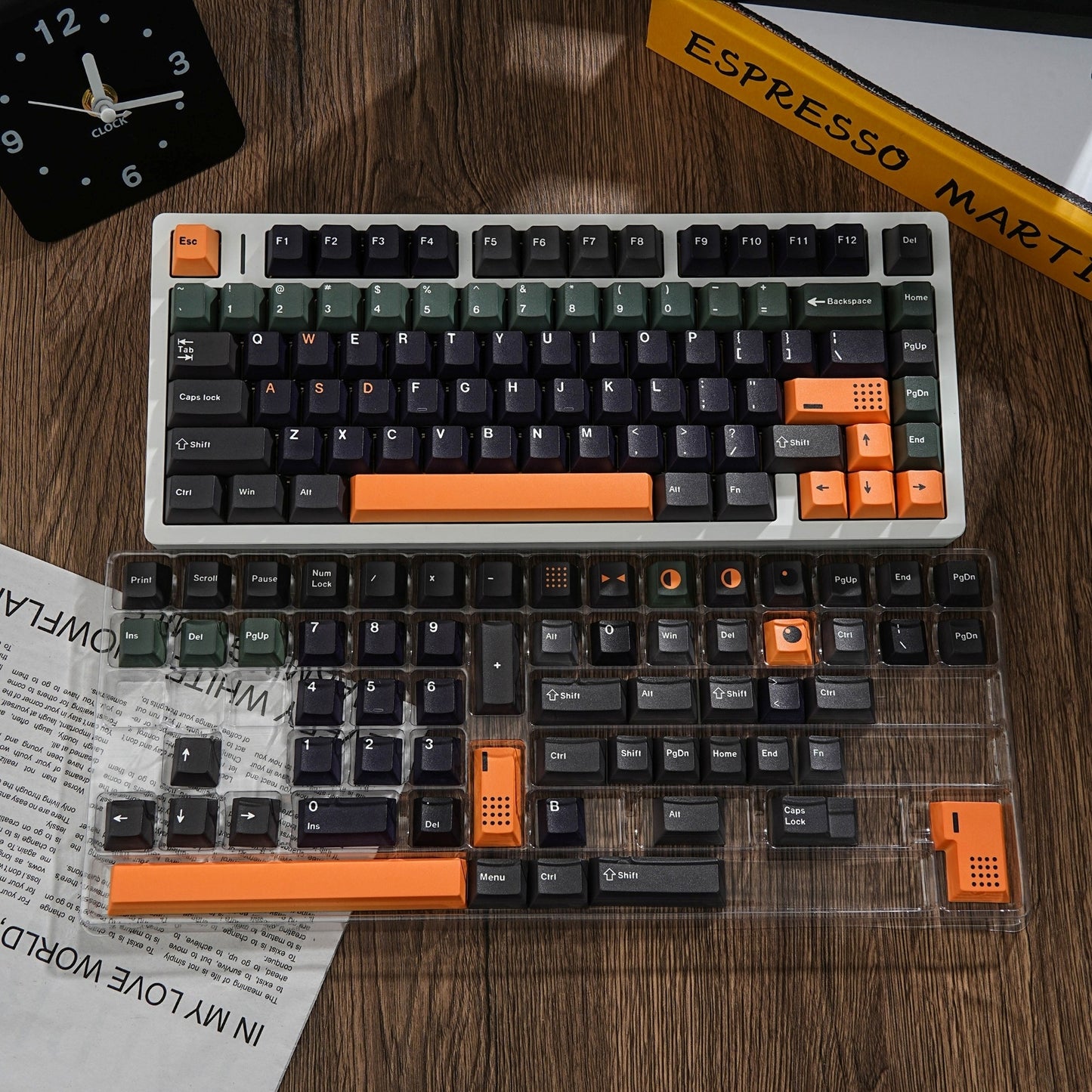 Resonance Inspired 1.7mm Thick Japanese English PBT Keycaps