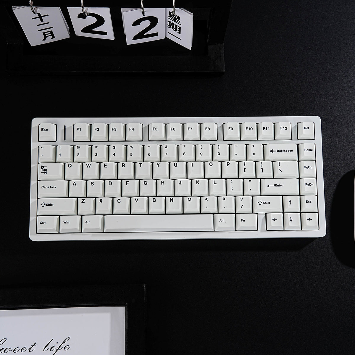 BOW Arctic 1.7mm Thick PBT Keycaps