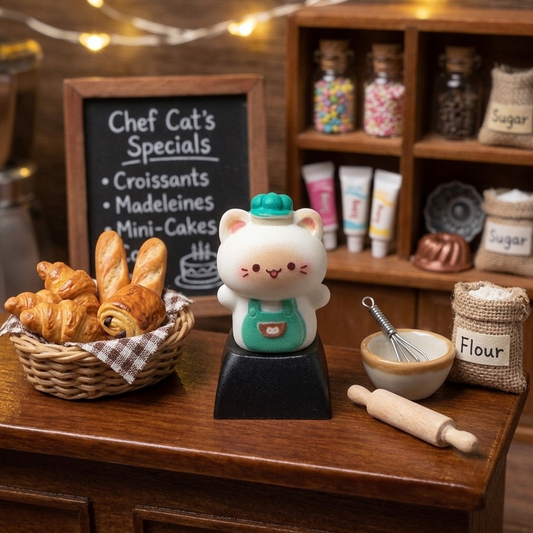 Cafe Cats Artisan Series Keycaps