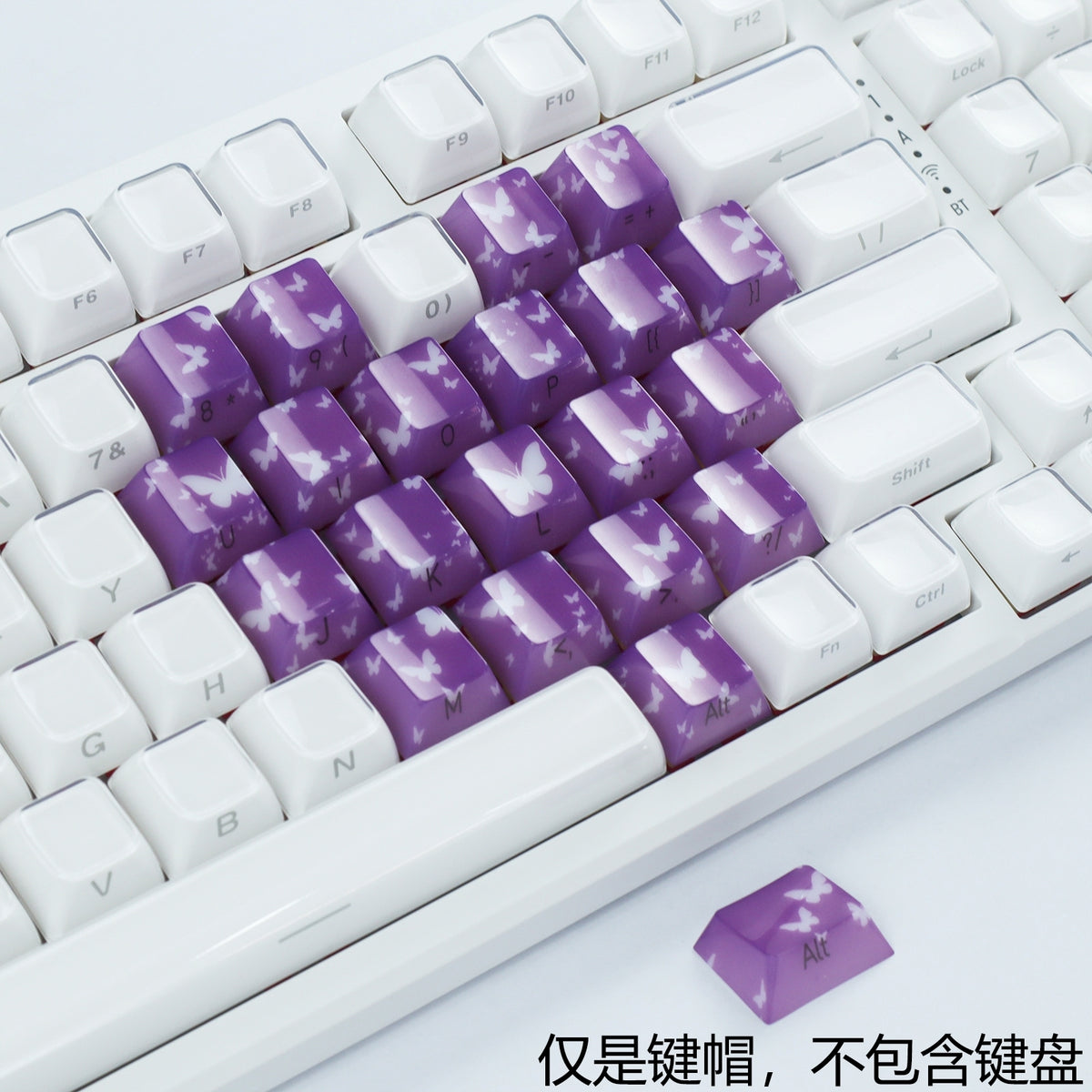 FlutterBloom Heart Layout 21-Key Artisan Keycap Set
