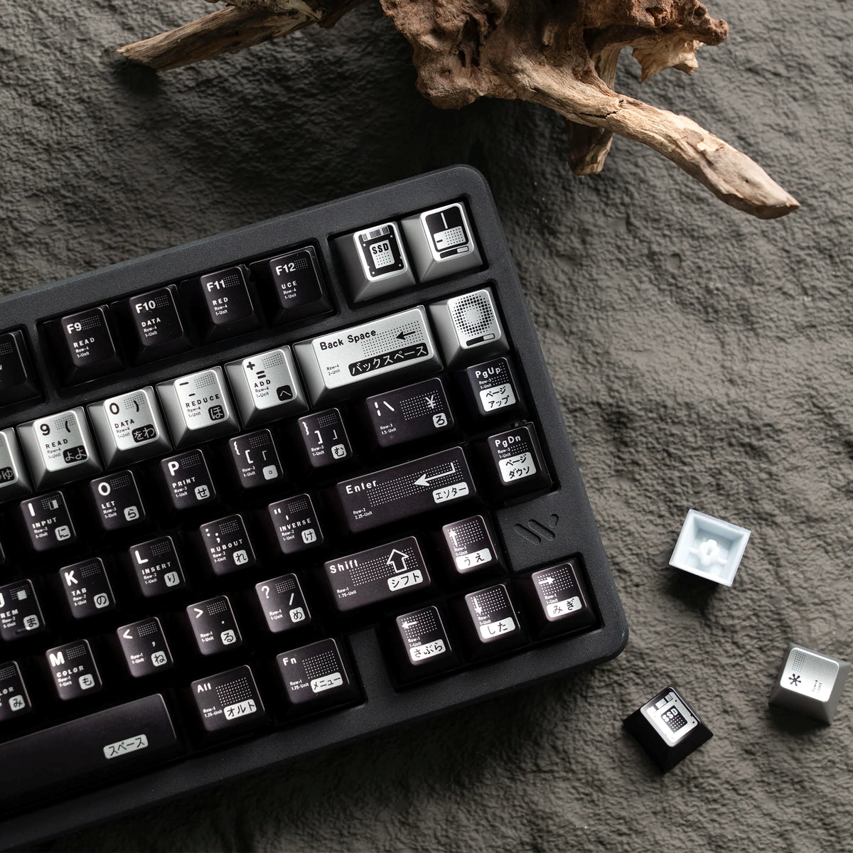 Womier Parametric Cherry Metallic Coating Keycap Set